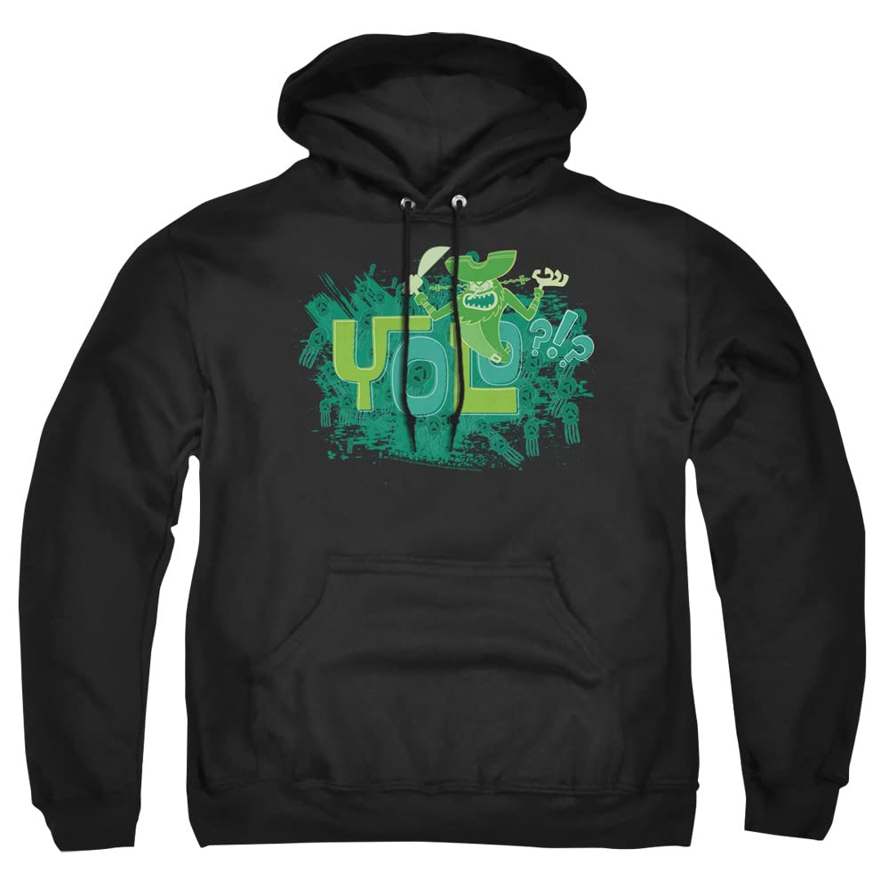 Spongebob Yolo?!? Unisex Pullover Hoodie for Adults - Casual Wear, Street Fashion & Gifts for Cartoon Fans