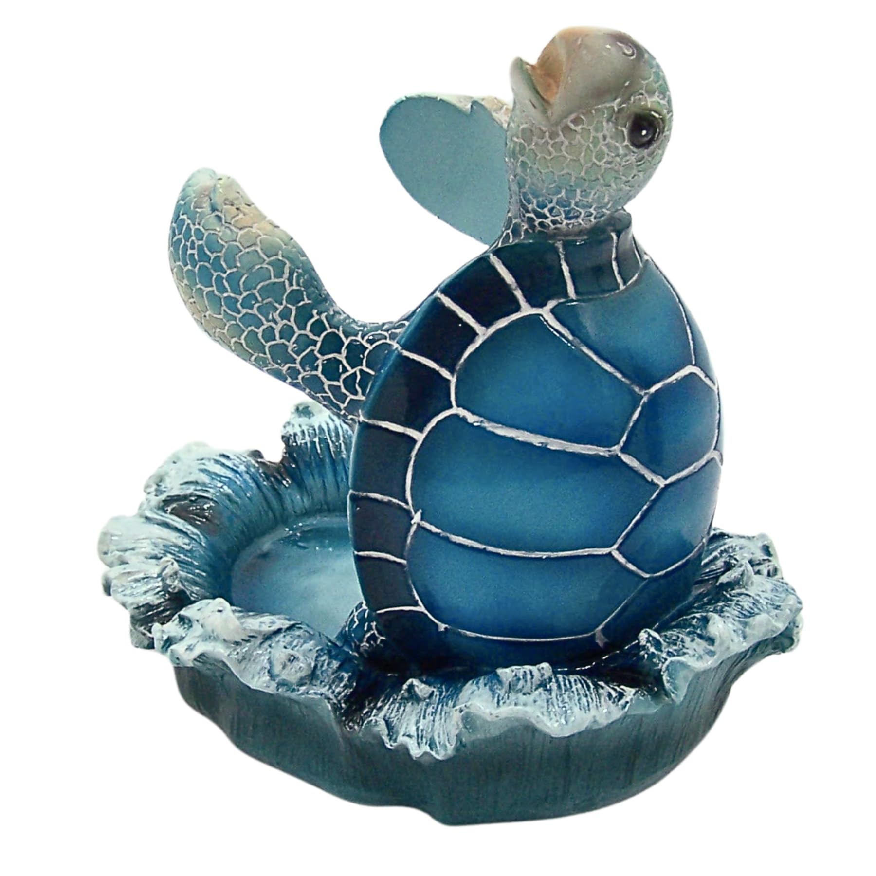 Sea Turtle Wine Bottle Holder - Nautical Themed Home Bar Decor & Kitchen Wine Organizer - Perfect for Beach House, Coastal Decor, and Wine Lover Gifts