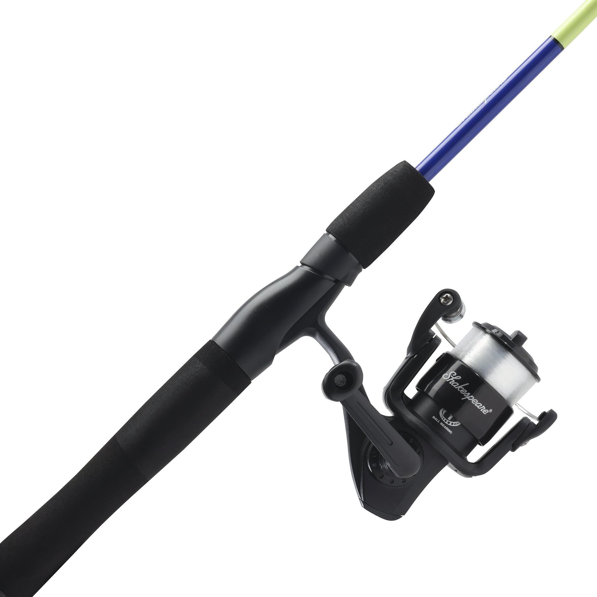 Catch More Fish® Lake Pond Spinning Fishing Rod - Lightweight Yellow Spinning Rod for Freshwater Fishing | Perfect for Bass, Trout, and Panfish Angling in Lakes & Ponds