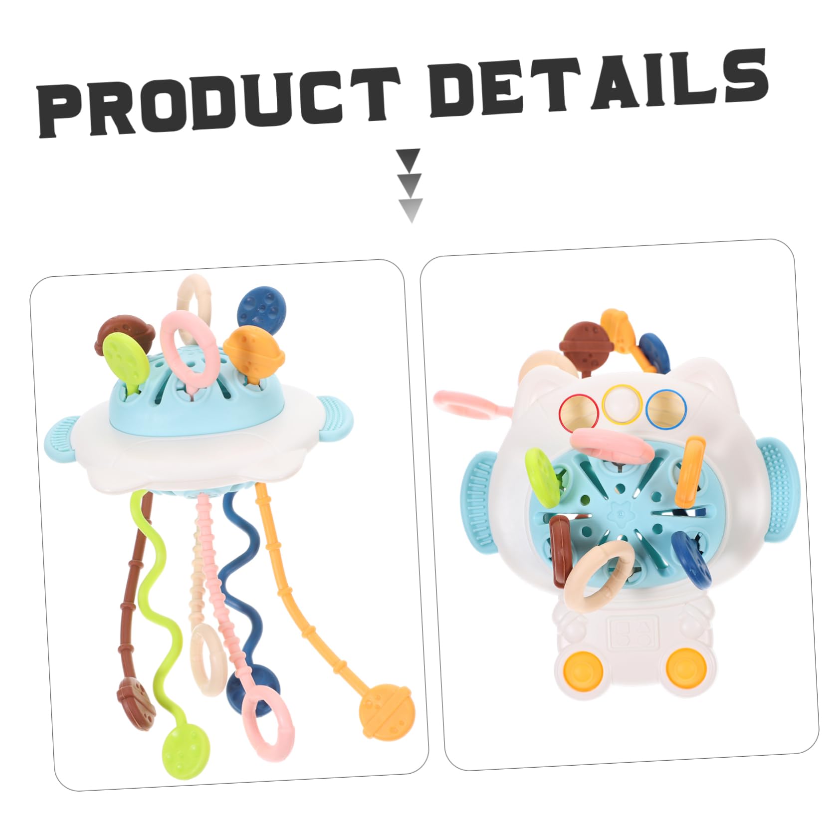 Vaguelly 3-Piece Sensory Bath Toys Set - Educational & Calming Drawstring Toys for Toddlers - Perfect for Bathtime Fun, Stress Relief & Early Learning Development