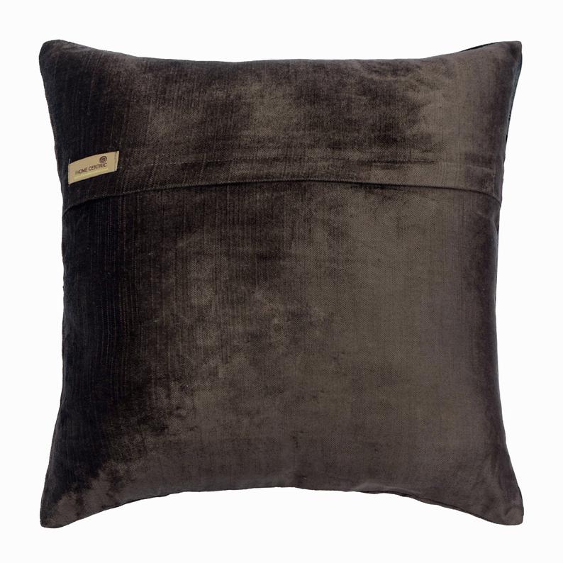 Premium Charcoal Grey Velvet Throw Pillow Cover - Soft & Luxurious Decorative Cushion Case for Sofa, Bed, Living Room & Home Decor