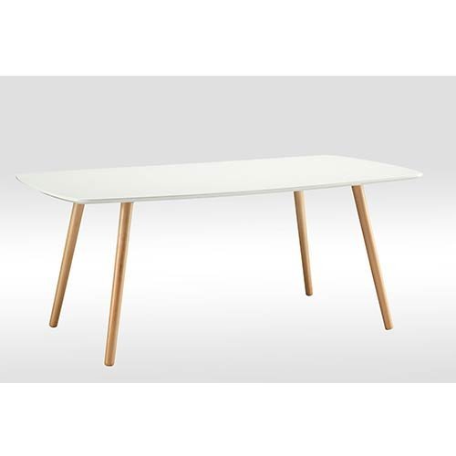 Convenience Concepts Oslo Coffee Table - Modern White End Table for Living Room, Sofa & Lounge Furniture - Perfect for Home Decor, Small Spaces & Apartment Essentials
