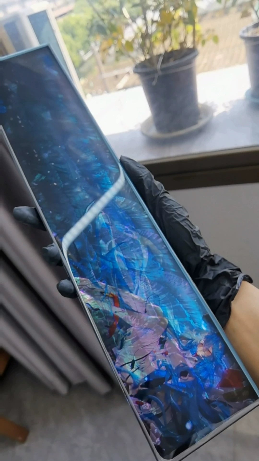 EVA Ayanami Rei Keyboard Wrist Rest - Ergonomic Resin Palm Support for Comfortable Typing & Gaming - Perfect for Office, Home & PC Gaming Setup