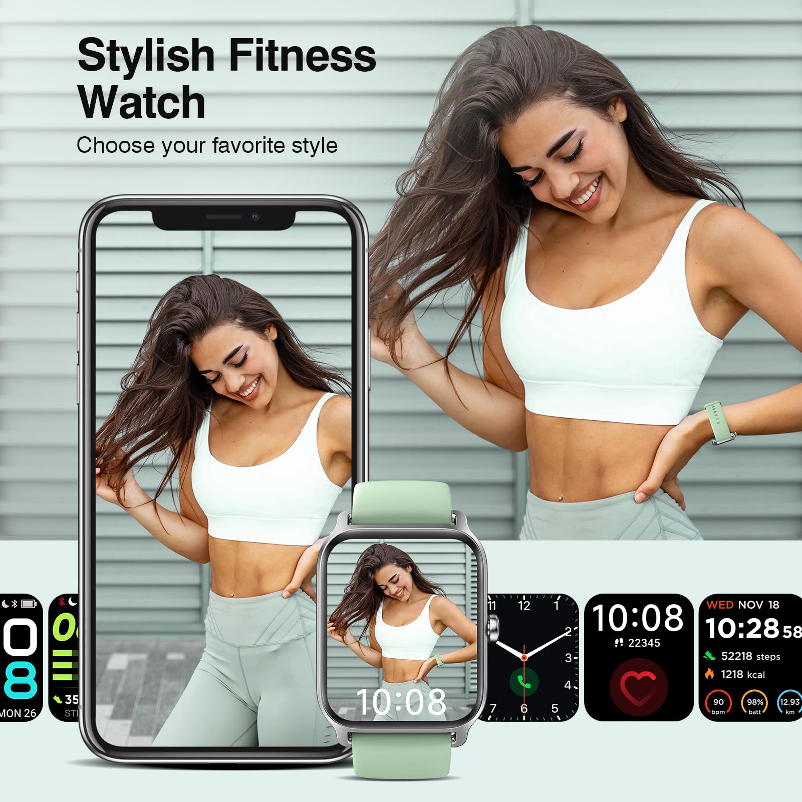 Smart Watches for Women - 1.8