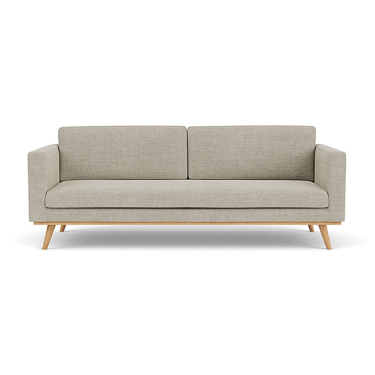 Johan Fabric 3-Seater Sofa - Comfortable Living Room Couch for Small Spaces | Perfect for Apartments, Dorms & Cozy Homes