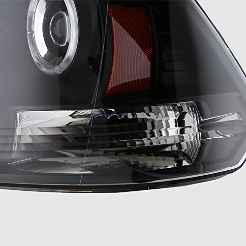 AKKON Black Halo Projector Headlights & LED Tail Lights Combo for 2009-2018 Dodge Ram 1500 2500 3500 - Upgrade Your Truck Lighting for Night Driving & Off-Road Adventures