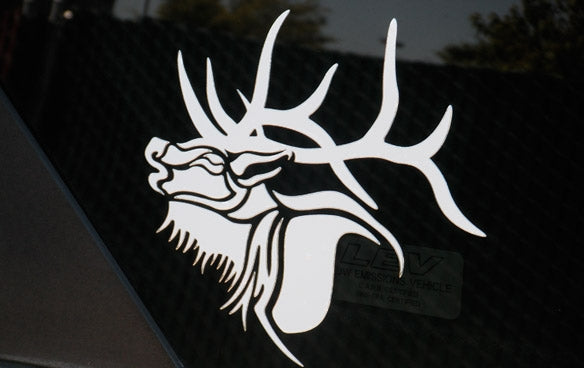 302 Rocky Mountain Elk Vinyl Sticker - 6x6 Inches - Waterproof & Durable Decal for Laptops, Cars, Coolers & Outdoor Gear