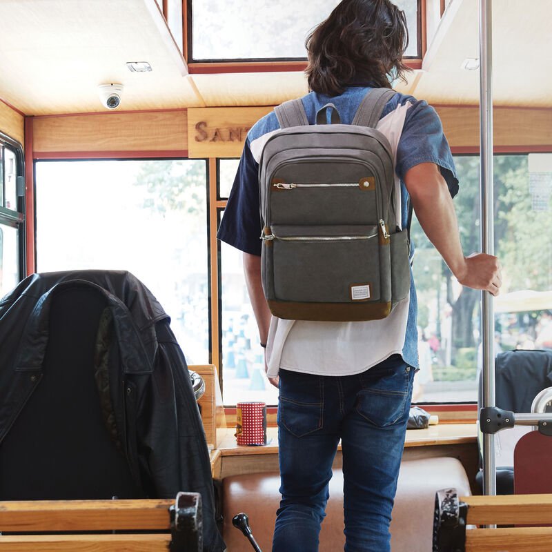 Travelon Anti-Theft Heritage Backpack - Secure & Stylish Travel Backpack for Women & Men | Perfect for Commuting, Air Travel & Urban Adventures