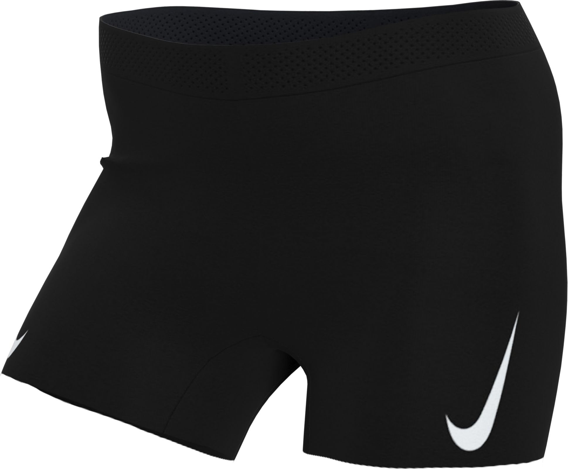 Nike AeroSwift Women's Running Shorts - Breathable High-Waist Workout Shorts for Yoga, Gym & Training - Black Athletic Shorts for Women