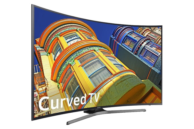 Samsung 55-Inch UN55KU650D 4K UHD Curved Smart TV with HDR & 120 Motion Rate - Perfect for Home Theater & Gaming
