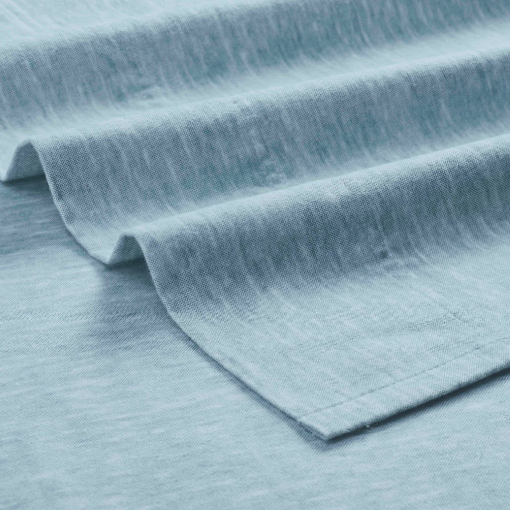 Premium Melange Flannel Cotton Two-Toned Brushed Deep Pocket Sheet Set - Ultra Soft & Cozy for Winter Nights, Perfect for Bedroom Comfort & Warmth