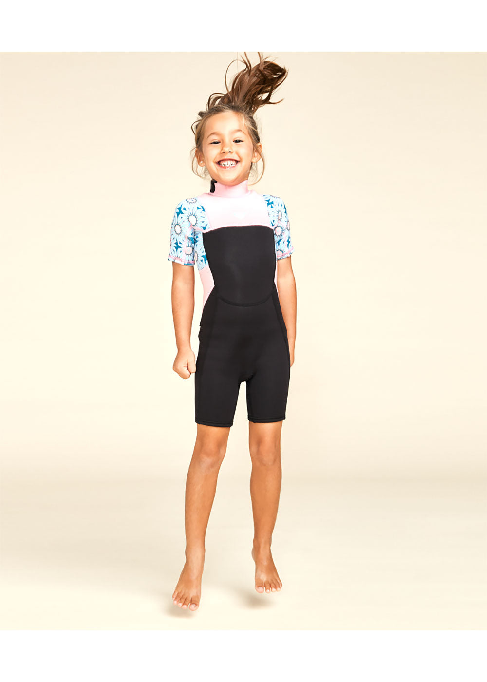 Roxy Toddler Girls Prologue 2mm BZ FL Spring Suit Wetsuit - Kids Swimwear for Beach, Surfing & Water Sports