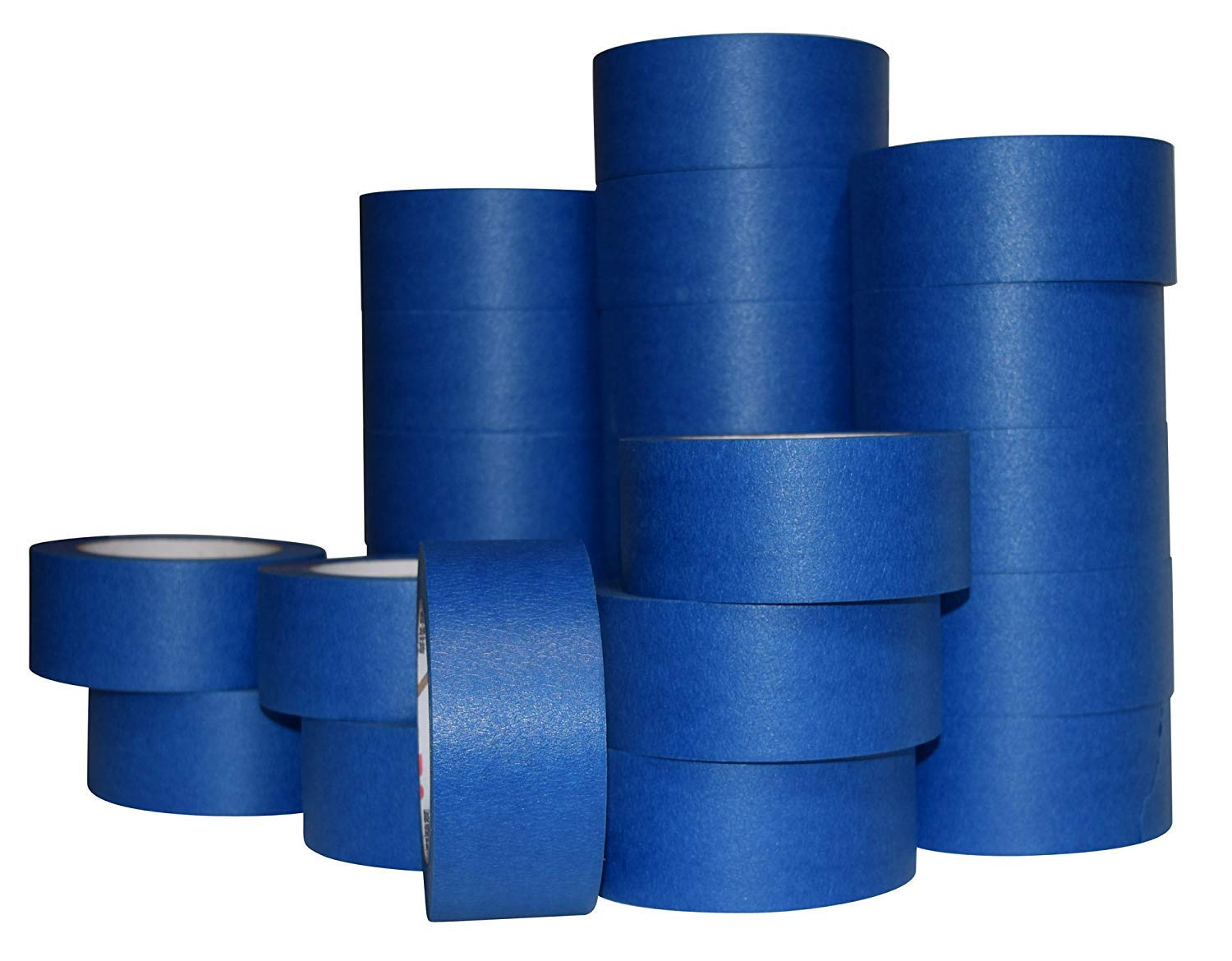 Blue Painter's Tape - 2 Inch x 60 Yards Easy Release Masking Tape (24 Rolls, 180 Feet Each) - Ideal for Painting Projects, Home Decor & DIY Crafts