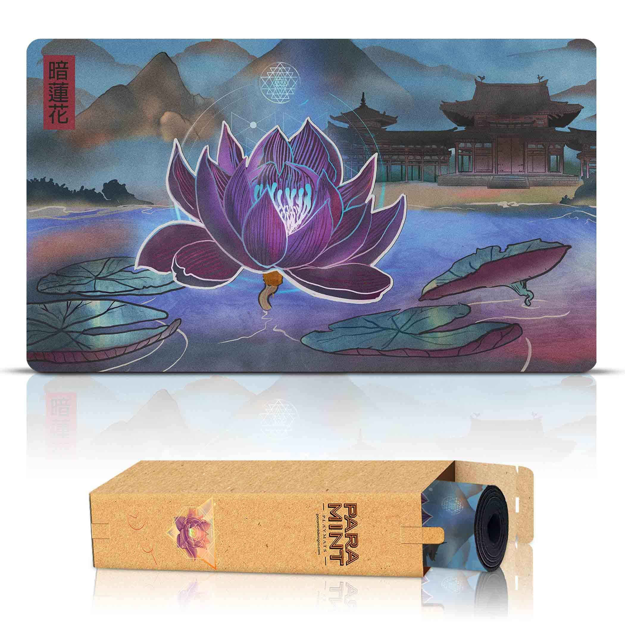 Dark Lotus - Premium MTG Playmat for Magic The Gathering, YuGiOh & TCG Games - Non-Slip Gaming Mat for Casual & Competitive Play - Original Art Design - Perfect for Tournaments, Game Nights & Collectors