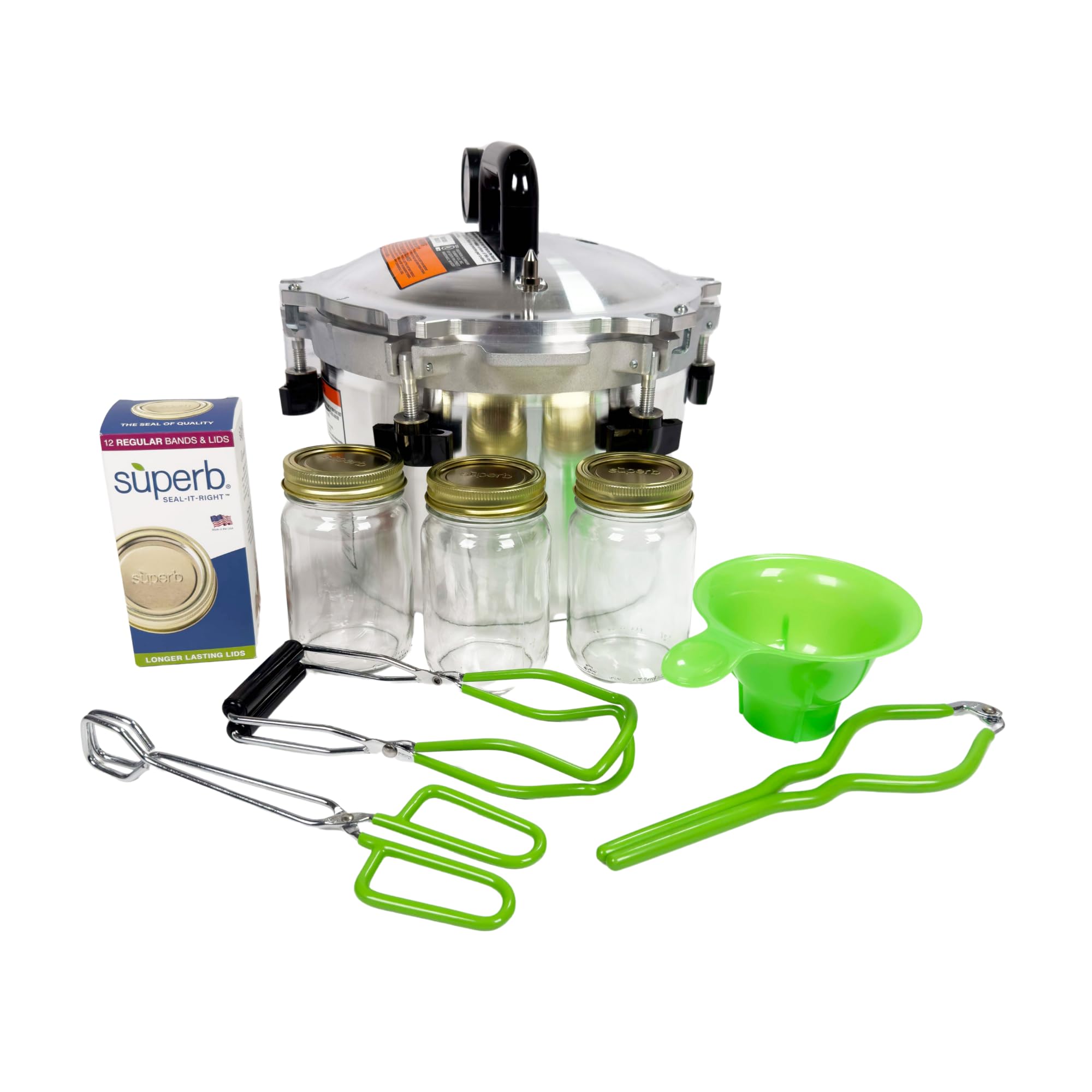 All American 1930: 10.5qt Pressure Cooker & Canner (Model 910) - Exclusive Metal-to-Metal Seal - Easy Open/Close - Works on Gas, Electric & Induction Stoves - USA Made - Perfect for Canning, Sterilizing & Pressure Cooking at Home