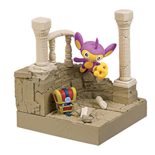 Pokemon Diorama Collection Castle Ruins - 3 Inch Re-Ment Collectible Toy Figure for Display, Gifts & Anime Decor | Perfect for Pokemon Fans, Shelf Displays & Themed Collections
