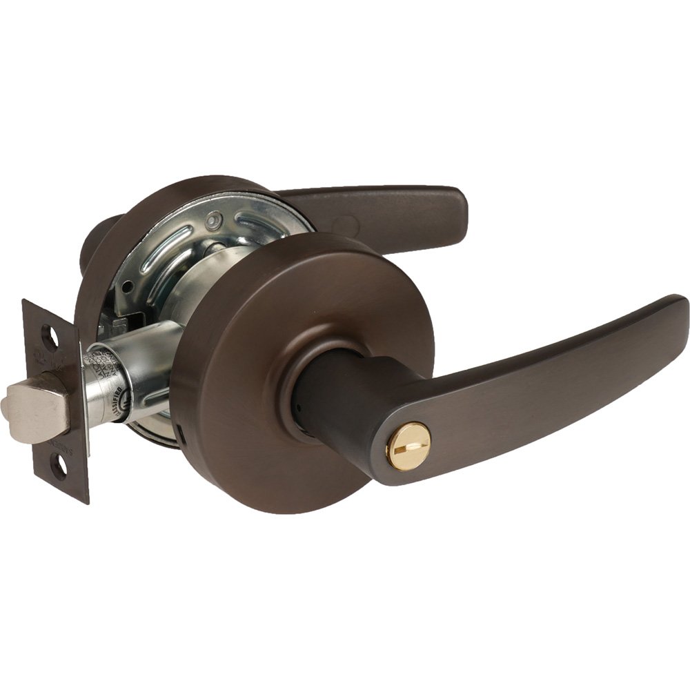 Sargent 28-7U65-LL-10B Grade 2 Privacy/Bedroom/Bathroom Door Lock, US10B Oil Rubbed Dark Bronze Finish, 2-3/4