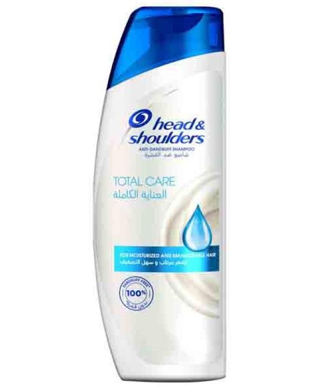 Head & Shoulders Total Care Shampoo for Dandruff Control & Healthy Hair - Perfect for Daily Use at Home & Travel