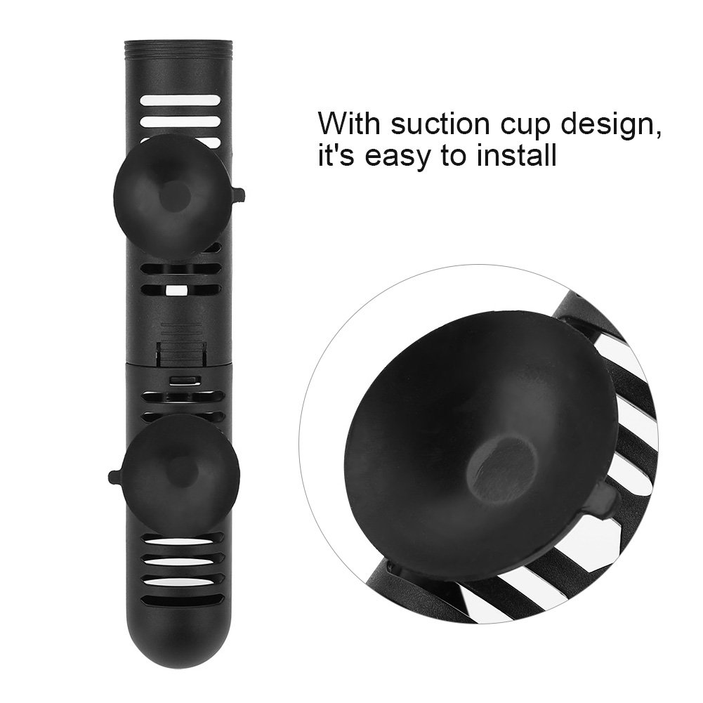 Fdit Aquarium Fish Heater Protective Case - Detachable Design with Suction Cups for Fish Tank Water Heating | Ideal for Freshwater & Saltwater Aquariums, Fish Breeding Tanks, and Home Aquarium Setups