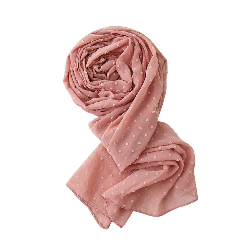 Yeieeo Chiffon Head Wraps - Women's Solid Scarf for Hijab & Fashion