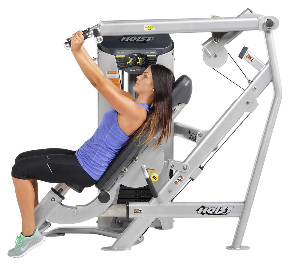 HD 3300 Chest Press & Shoulder Press Machine - Heavy Duty Home Gym Equipment for Strength Training & Muscle Building | Perfect for Home Workouts & Commercial Gyms
