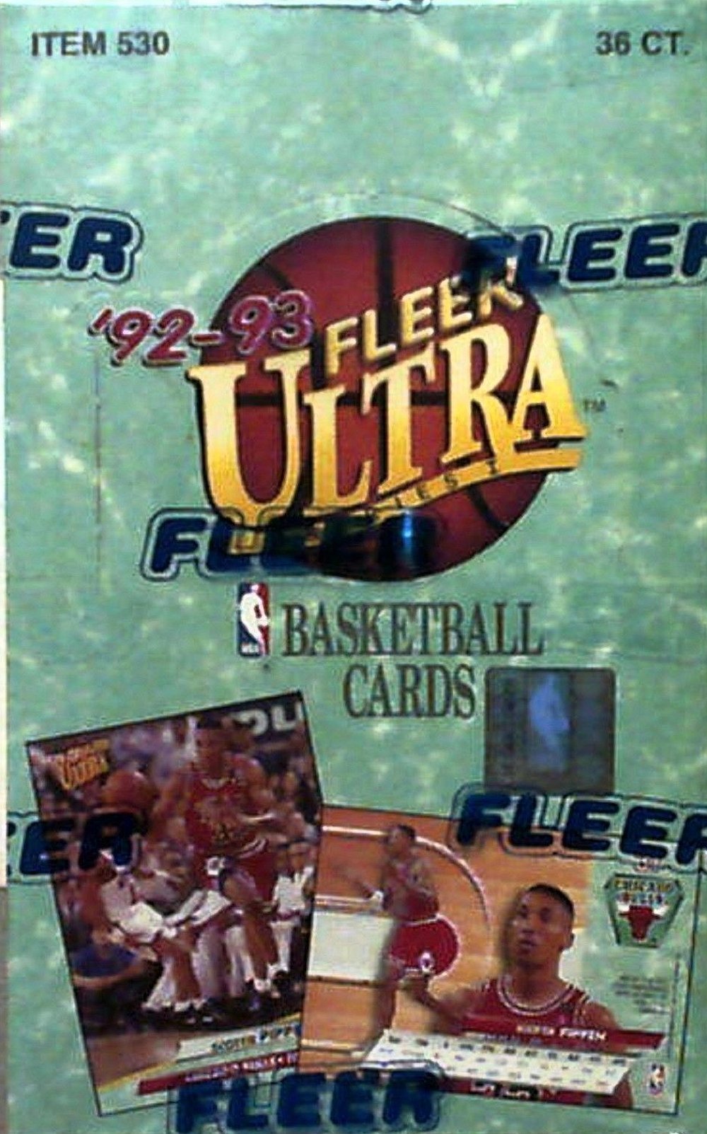 1992/93 Fleer Ultra Series 1 NBA Basketball HOBBY Box - Rare Collectible Cards for Basketball Fans & Sports Memorabilia Collectors - Perfect for Display, Trading, and Investment