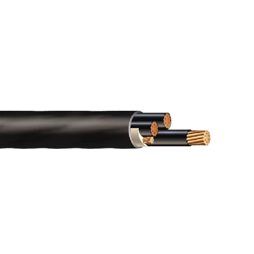 1 AWG 4C 6 W/G TC Power Cable - XLP Insulation, VW-1 Rated PVC Jacket, 600V - Ideal for Industrial Power Distribution, Machinery Wiring & Heavy-Duty Electrical Applications