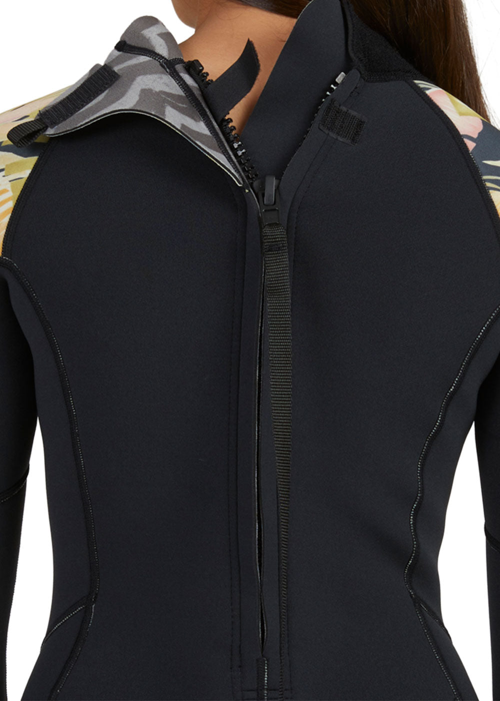 Billabong Girls 2/2mm Spring Fever Back Zip Long Sleeve Wetsuit - Perfect for Surfing, Swimming & Water Sports in Cool Weather