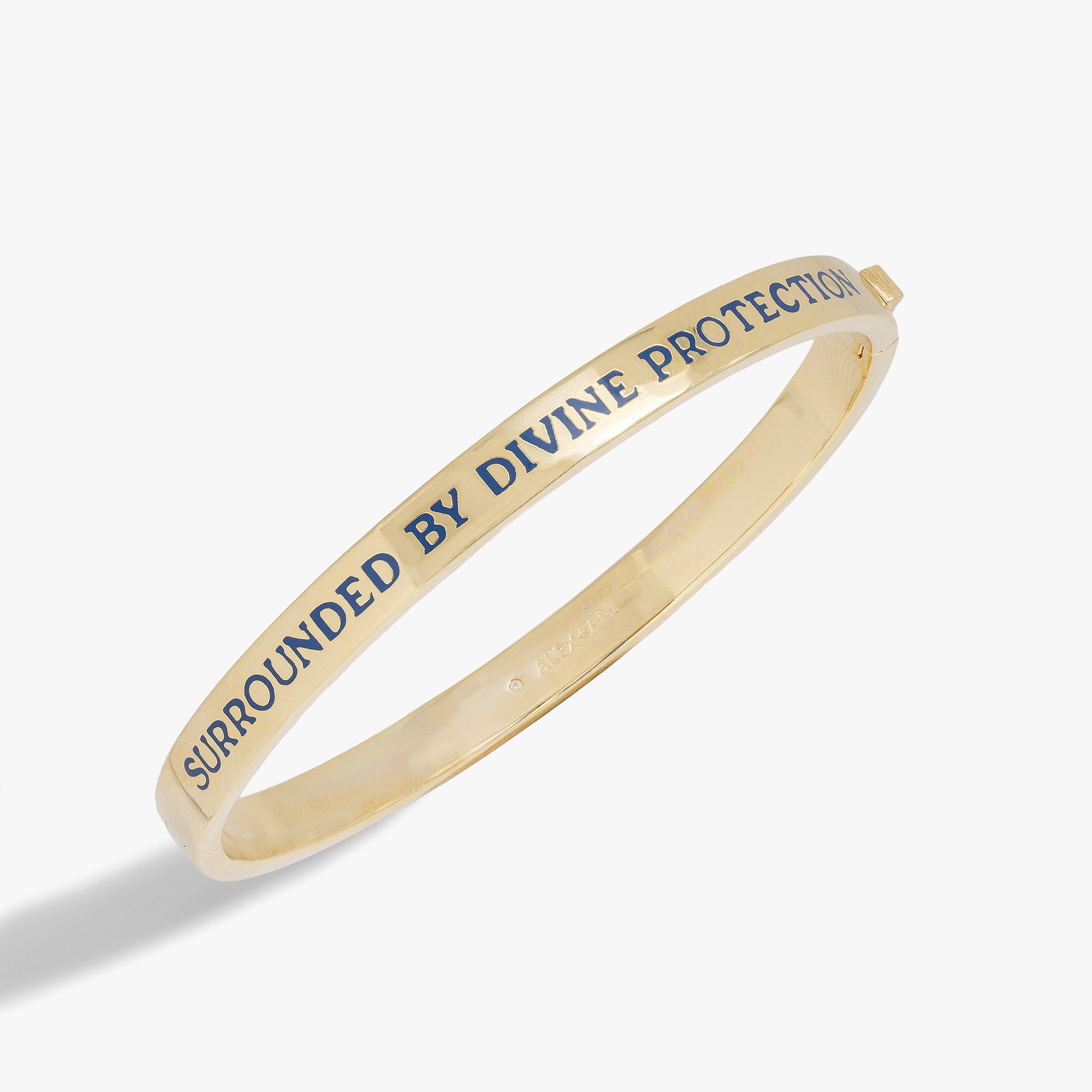 Divine Protection Hinge Cuff Bracelet - Adjustable Bangle for Men & Women - Spiritual Jewelry for Daily Wear & Protection