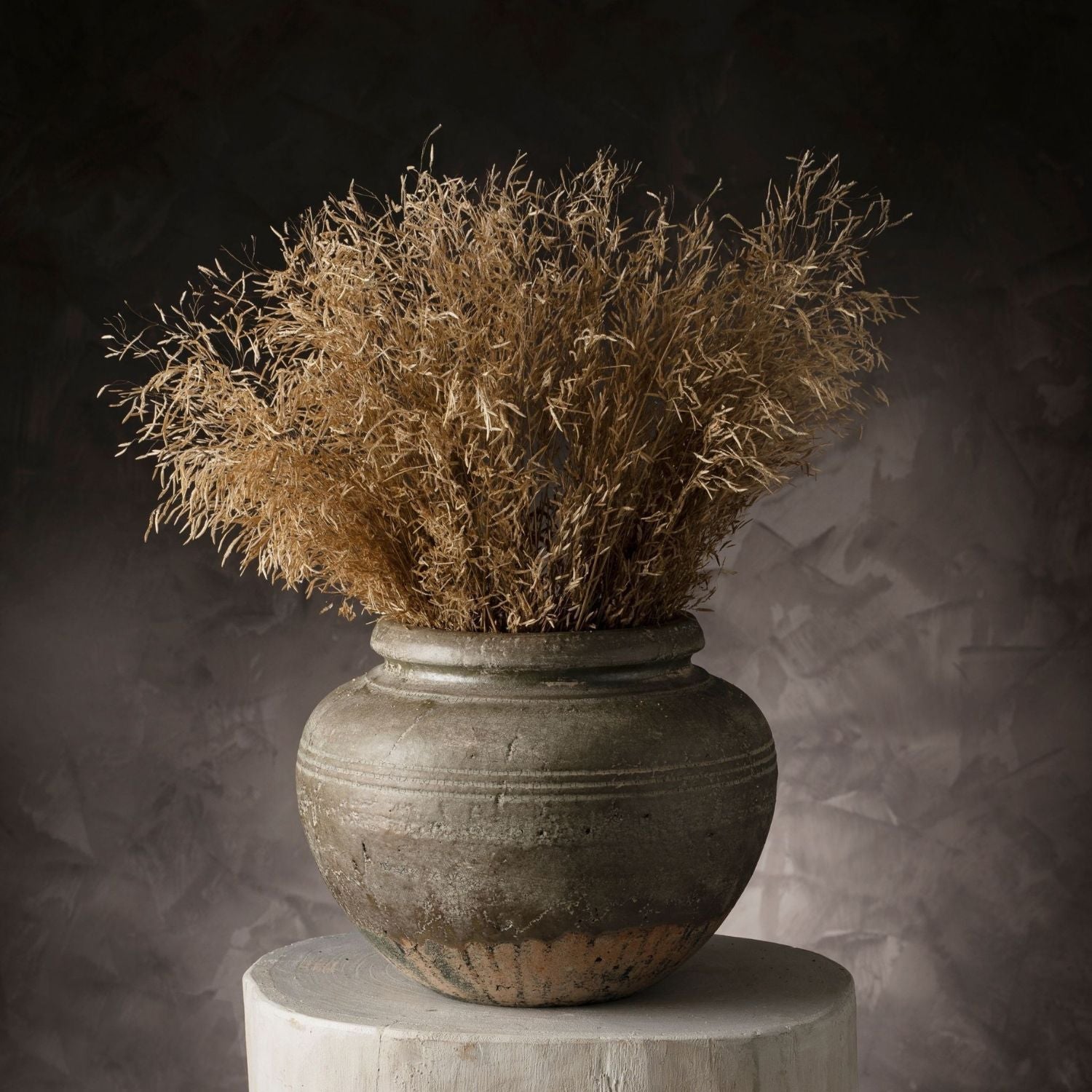 Handmade Curio Stoneware Vase - Elegant Ceramic Home Decor for Living Room, Bedroom & Office | Perfect for Flowers, Centerpieces & Boho Style Interior Design