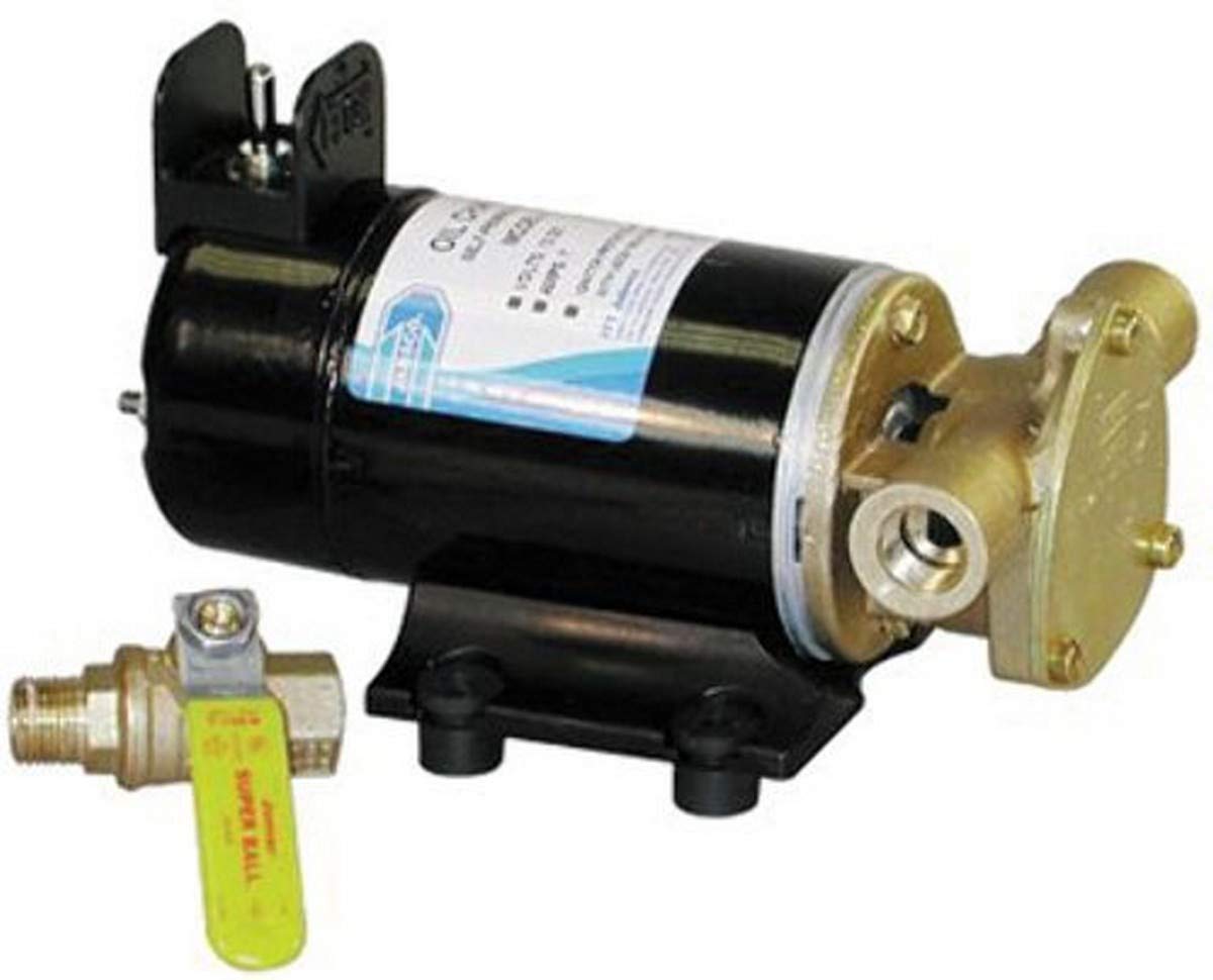 Jabsco 17830-0012 12V Marine Oil Change Pump - Electric Fluid Transfer Pump for Boat Engine Maintenance & DIY Automotive Oil Changes