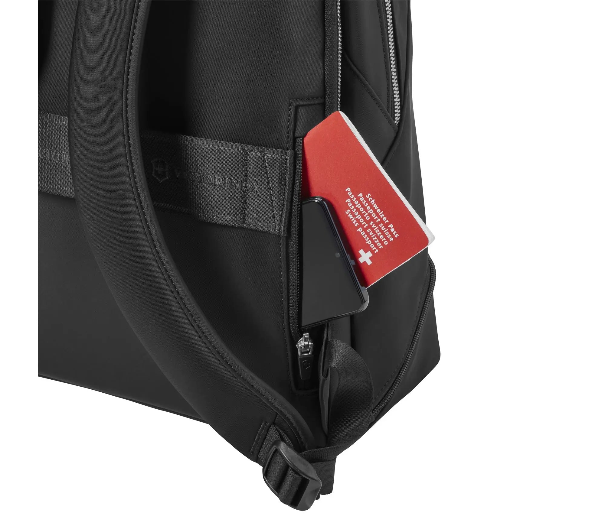 Victoria Signature Deluxe Backpack 15 Inch Laptop Backpack for Women & Men - Waterproof Travel Backpack with USB Charging Port, Anti-Theft Design - Perfect for Work, School, College & Business Travel (Black)
