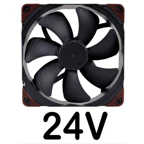 Noctua NF-A14 Industrial PPC 140mm PWM Fan - 3000 RPM, 24V, IP67 Certified - High-Performance Cooling for PC, Server, and Industrial Applications