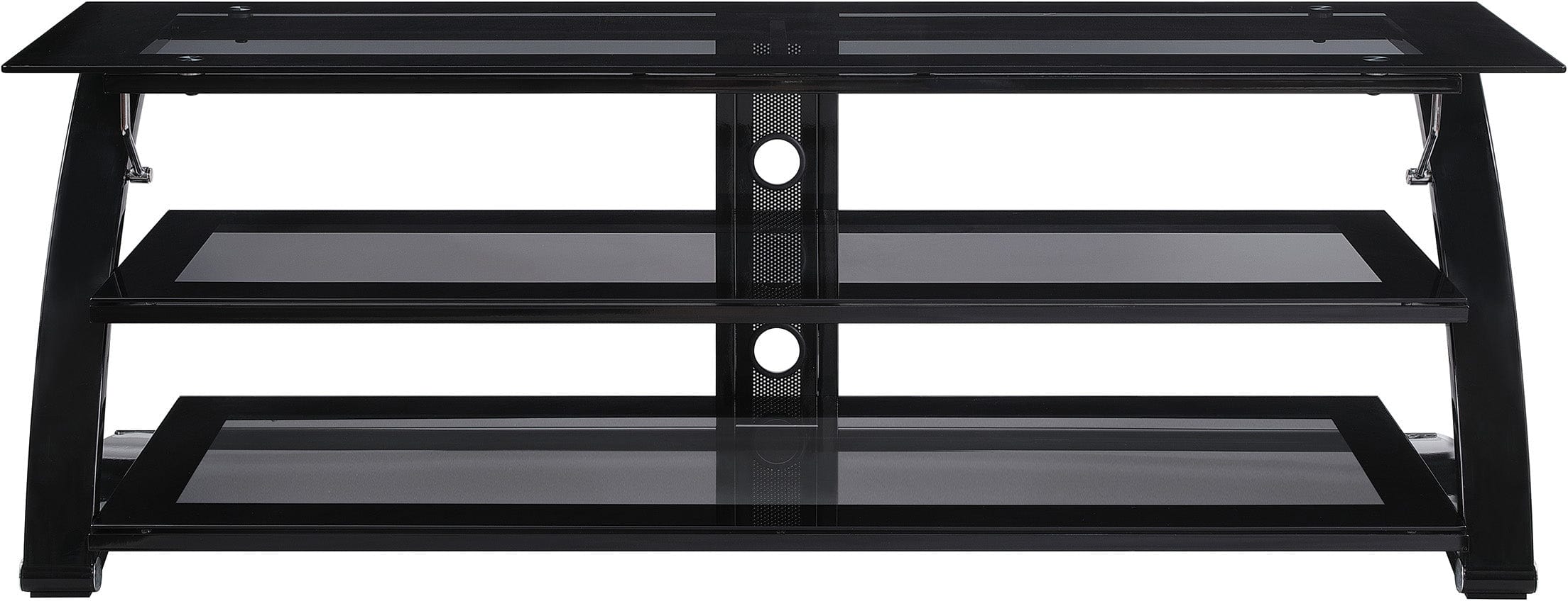 Office Star Valaro TV Stand [VLR67] - Modern Entertainment Center for Living Room, Bedroom & Home Theater - Sturdy TV Console with Storage Shelf
