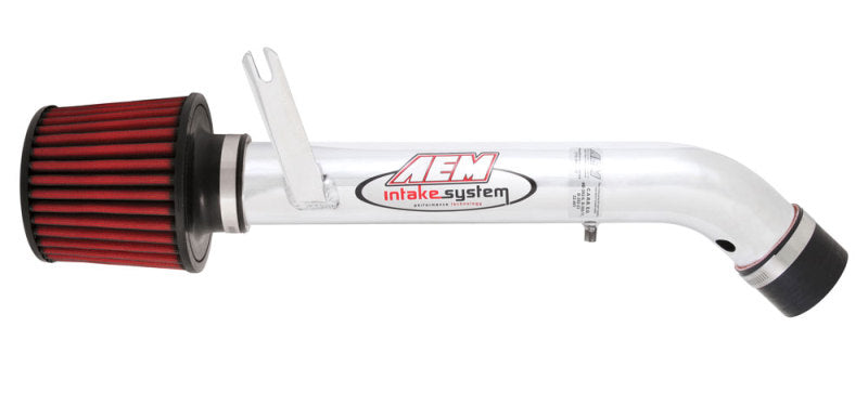 AEM 92-95 Honda Civic DX/LX/EX/SI & 96-00 Civic EX & 93-95 Del Sol S & 93-97 Del Sol Si Polished Short Ram Intake - Performance Air Intake System for Street Racing & Car Enthusiasts