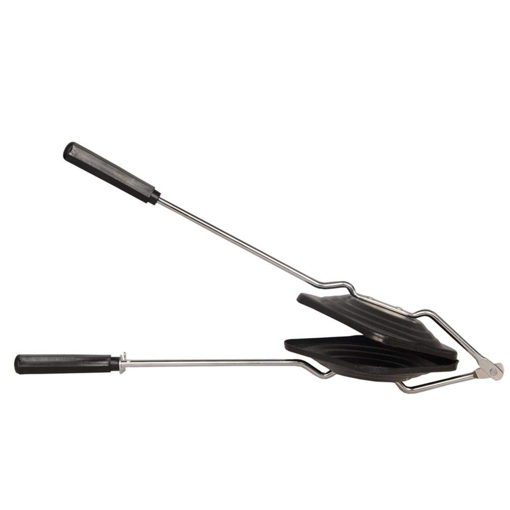 Khandekar Aluminum Manual Sandwich Maker - Portable Hand Toaster & Grill for Perfect Paninis, Grilled Cheese & Breakfast Sandwiches - Ideal for Home, Office & Camping Use