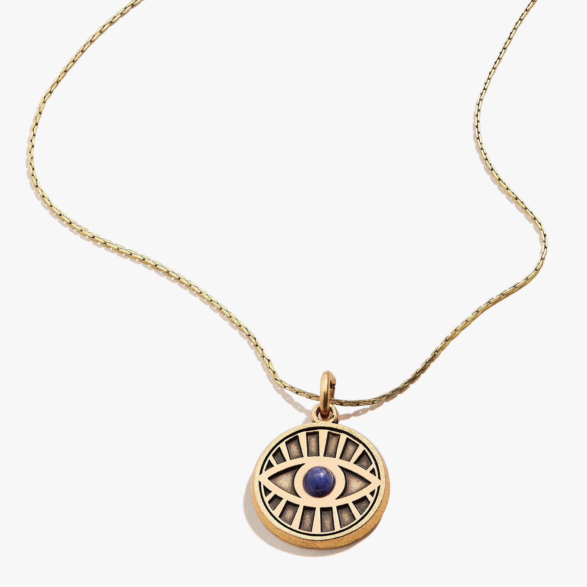 Evil Eye Protection Necklace - Genuine Sodalite Gemstone Jewelry for Women, Gift for Good Luck & Positive Energy | Perfect for Everyday Wear, Spiritual Healing & Fashion Accessory