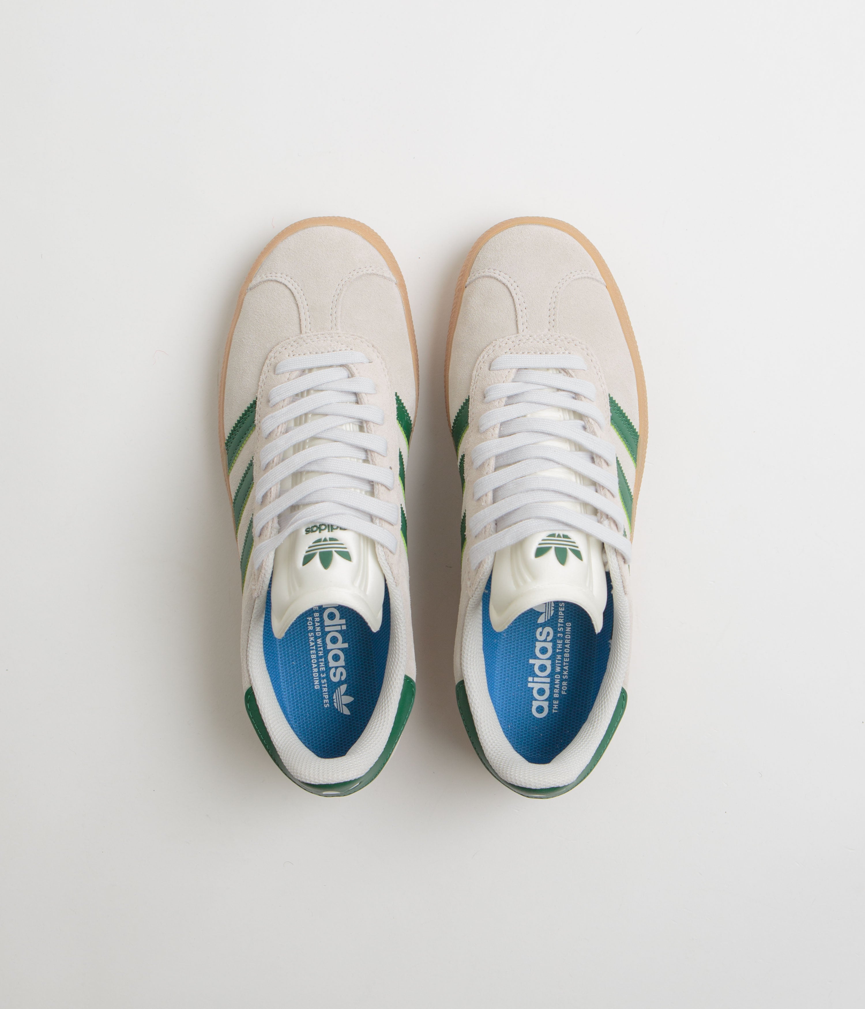 Adidas Gazelle Sneakers for Men & Women - Crystal White & Gum Sole | Classic Comfort for Running, Walking & Casual Wear