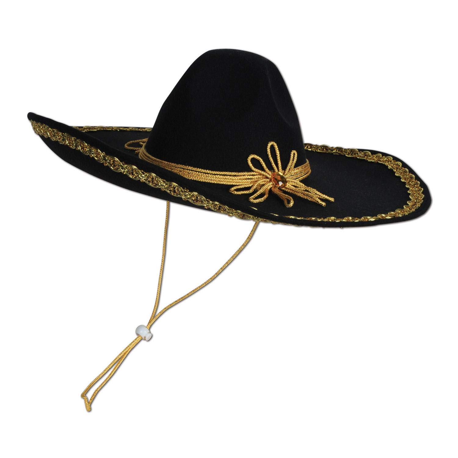Beistle Felt Sombrero Hats - Mexican Fiesta Party Supplies for Cinco de Mayo, Themed Parties & Costume Events