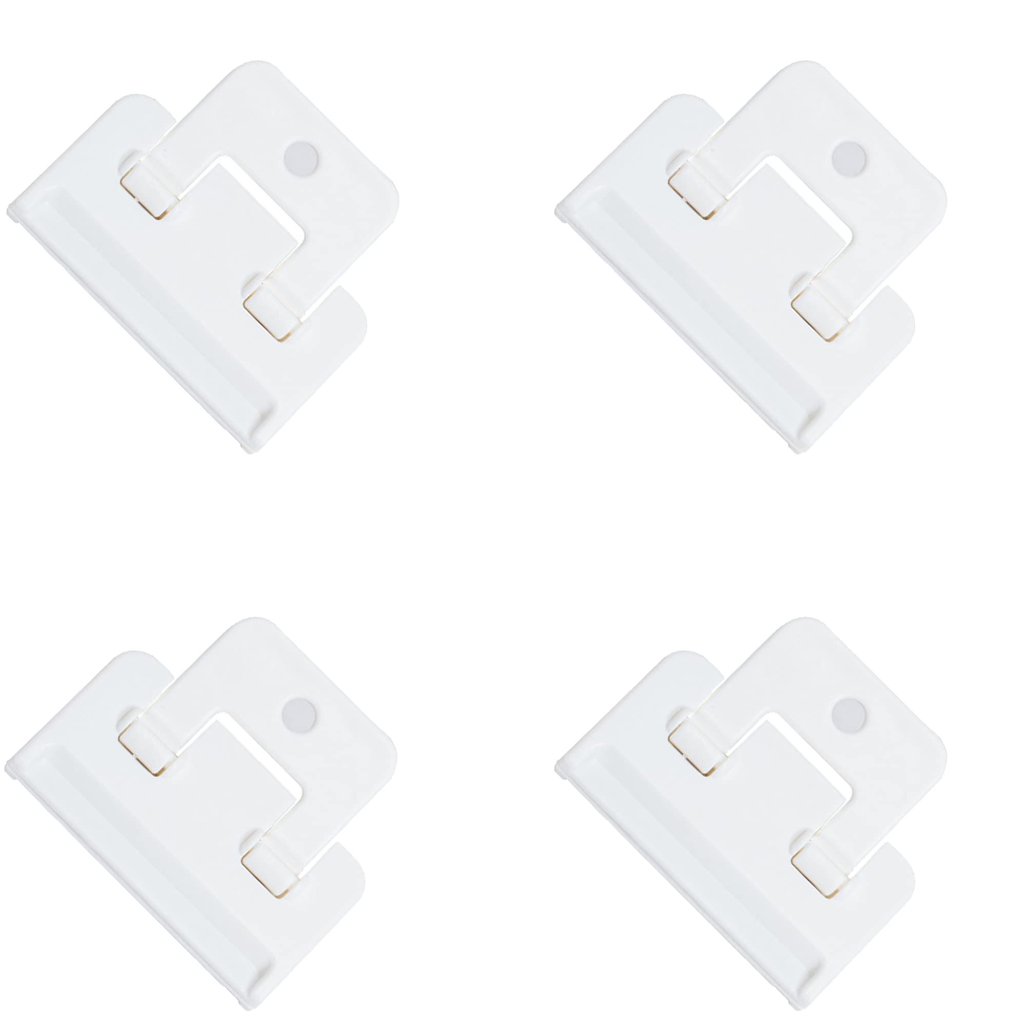 4pcs Food Sealing Clips - Airtight Food Bag Clips for Snacks, Powder, Chips & More - Multifunctional Kitchen Storage Accessories for Home, Travel & Camping (Small Size)