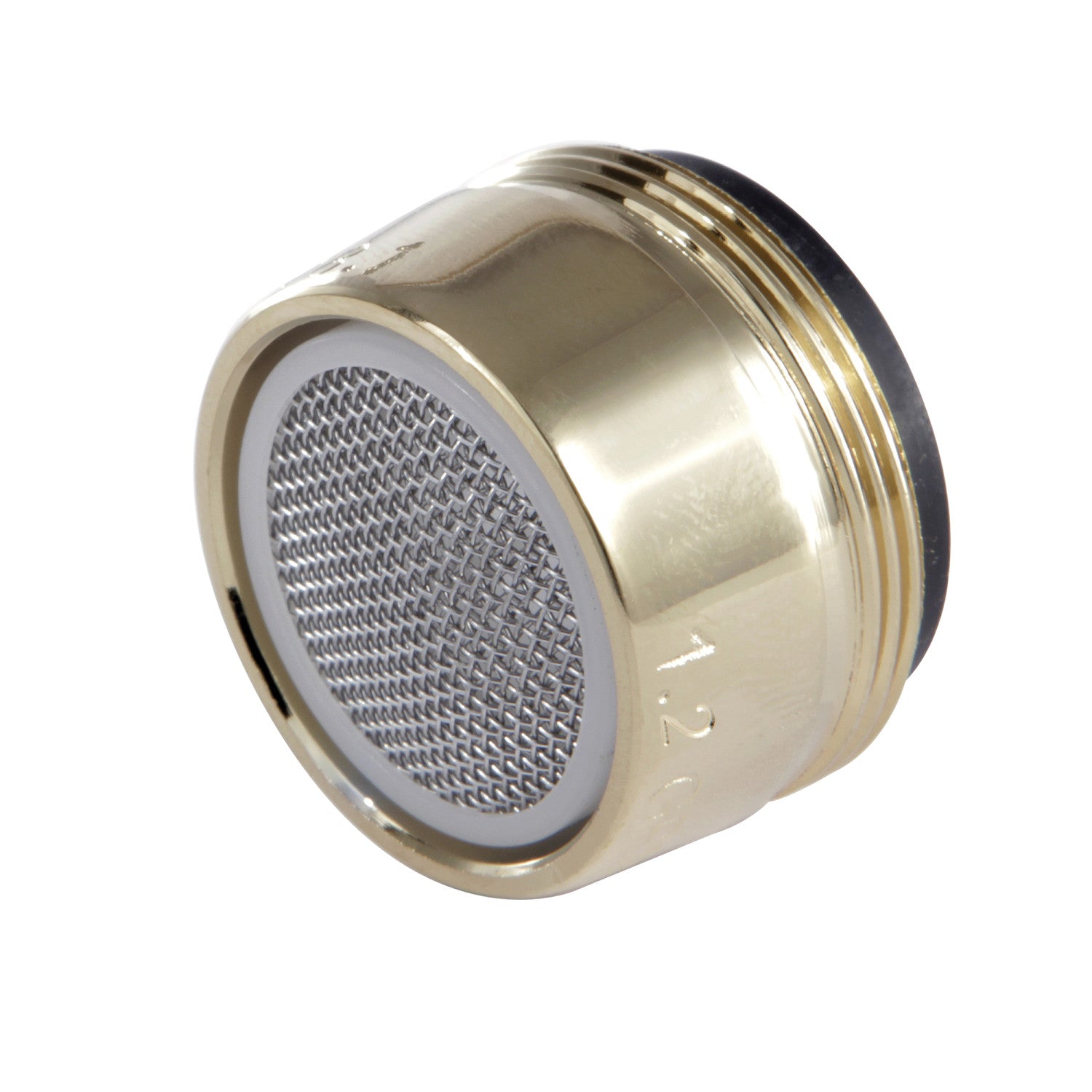 Cal Green Z12KBSA952 1.2 GPM Polished Brass Male Aerator - Perfect for Kitchen & Bathroom Faucets, Water-Saving Solution for Homes & Restaurants
