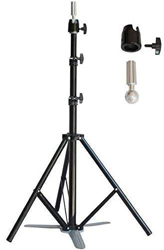 BLUSHIA Adjustable Hair Mannequin Head with Tripod Stand - Heavy Duty Cosmetology Training Tool for Styling, Cutting & Coloring Practice - Perfect for Salon Professionals & Beauty Schools