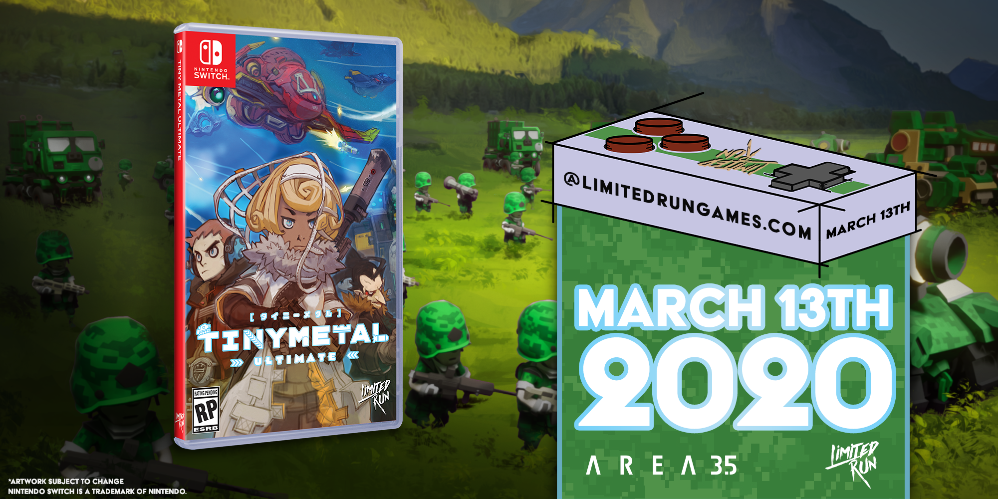 Tiny Metal Ultimate Edition - Nintendo Switch Game - Limited Run #64 - Collector's Edition for Gaming Enthusiasts - Perfect for Switch Fans and Retro Game Collectors