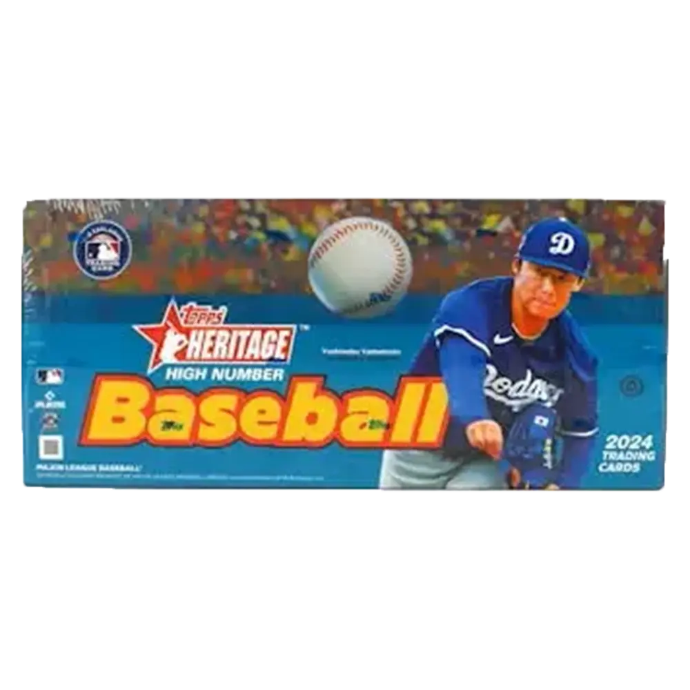 2024 Topps Heritage High Number Baseball Hobby Box - MLB Trading Cards Collection for Collectors & Fans - Perfect for Sports Memorabilia, Gift Giving & Investment