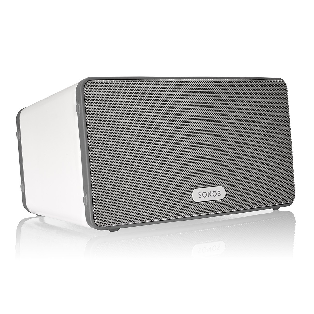 Sonos Play:3 Wireless Smart Speaker - Alexa Compatible, Amazon Certified, Hi-Fi Sound for Streaming Music | Perfect for Home, Office & Parties (White)