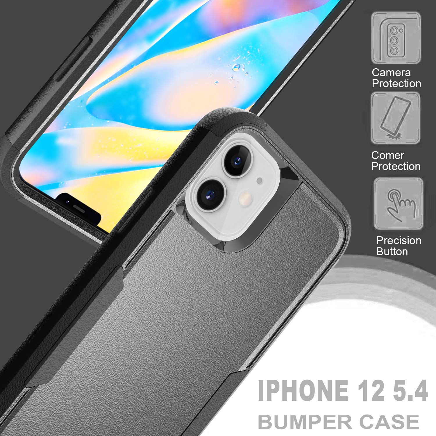 Shockproof Heavy Duty Protective Phone Case for Apple iPhone 11 - Durable Cover with Military-Grade Drop Protection | Perfect for Outdoor Adventures, Work & Daily Use
