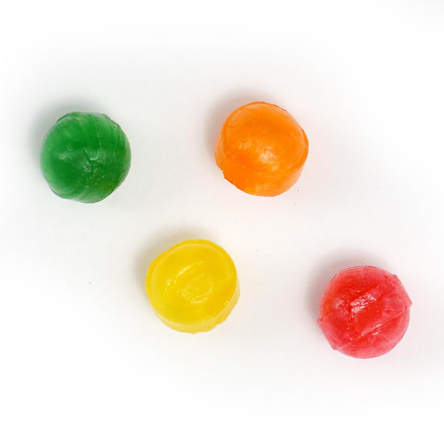 Assorted Sour Candy Balls - 1 Pound Bulk Candy (Approx. 75 pcs) - Individually Wrapped Old Fashioned Hard Candy - Fruit Flavored Party Favors for Halloween, Christmas & Birthday Celebrations