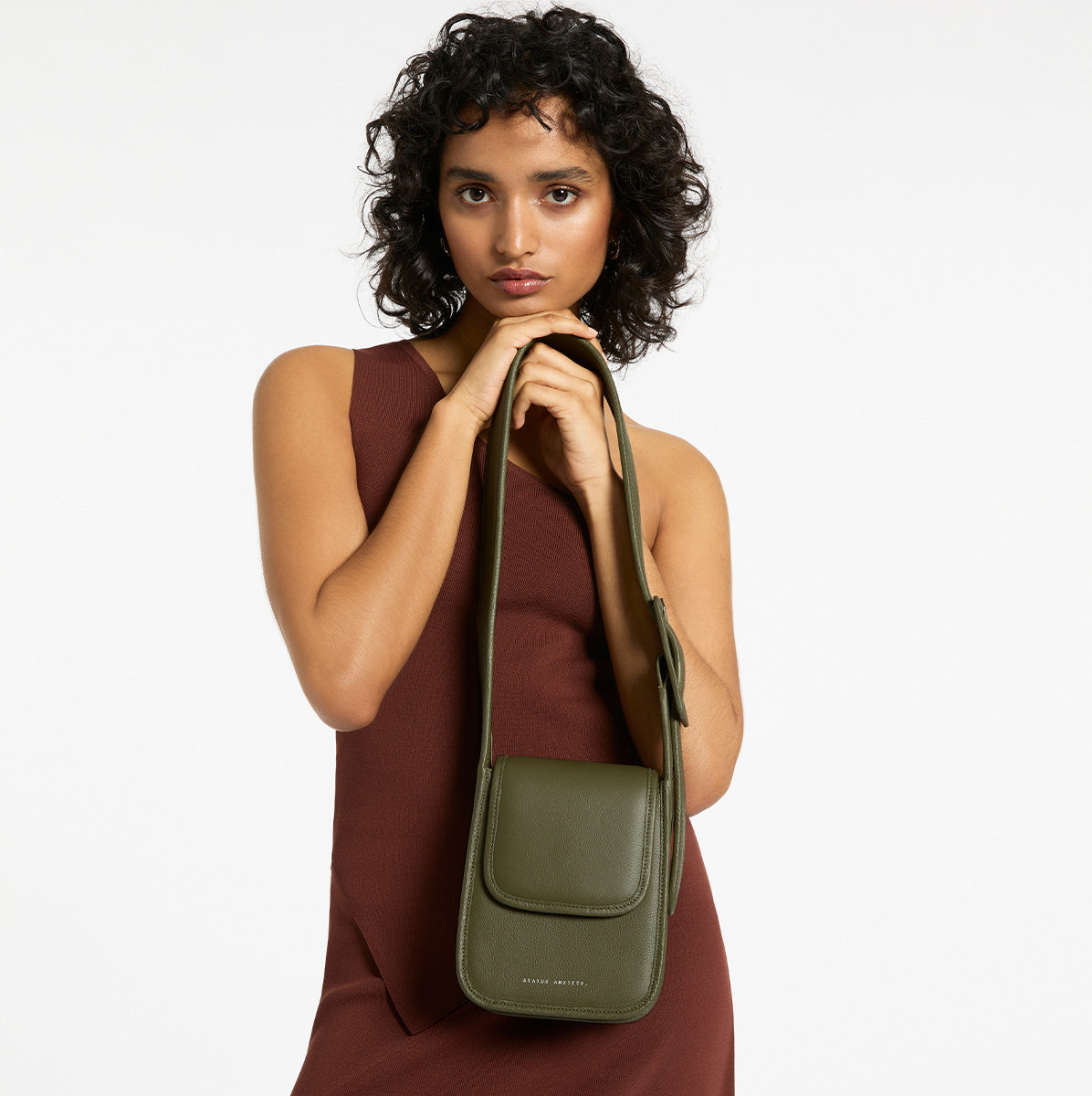 Perplex Bag Khaki - Stylish Crossbody Bag for Women, Durable Canvas Shoulder Purse with Adjustable Strap, Perfect for Travel, Shopping & Daily Use