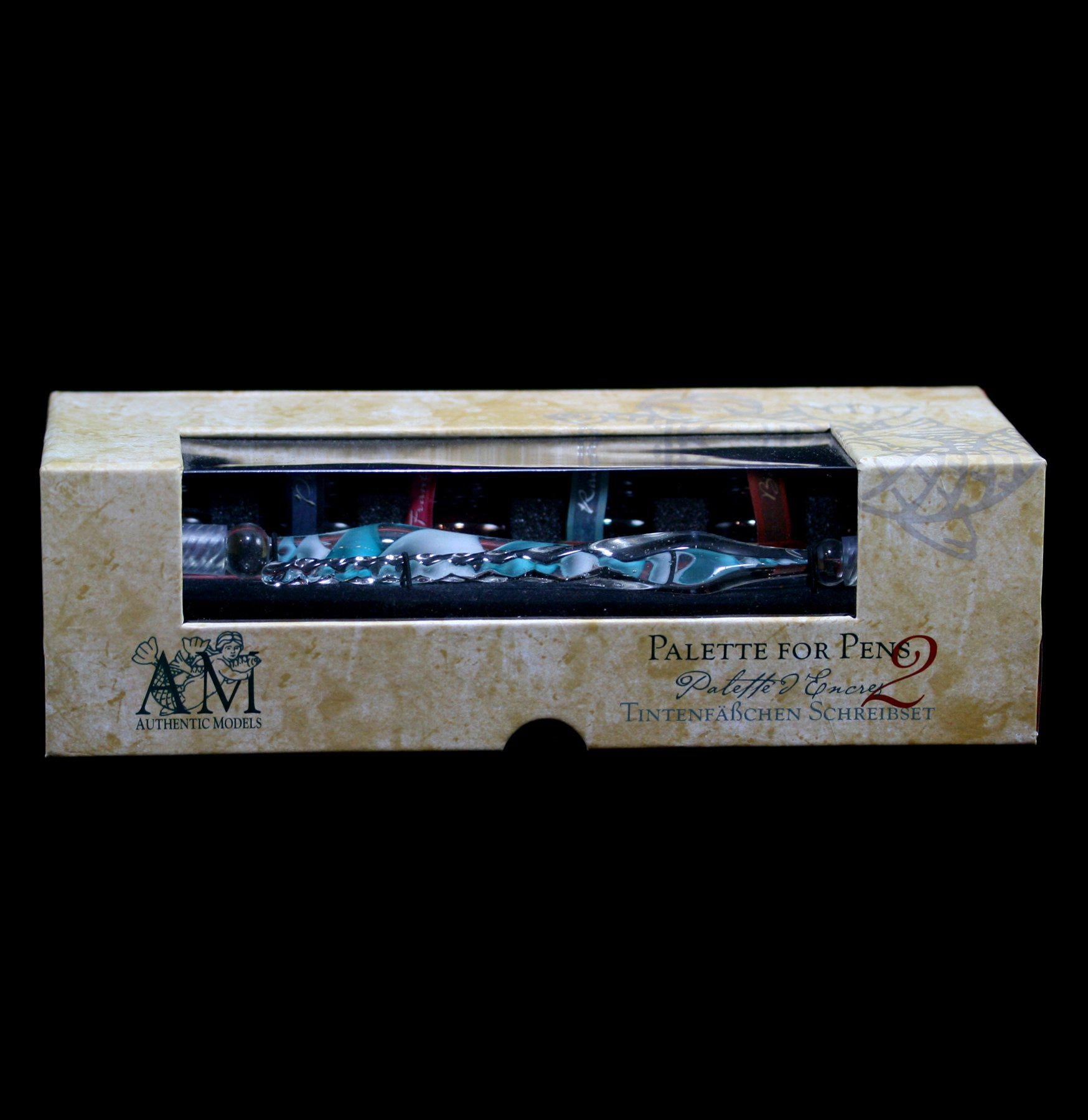 Premium Glass Dip Pens Set with Ink Palette - Perfect for Calligraphy, Drawing & Watercolor Art - Ideal Gift for Artists & Writers