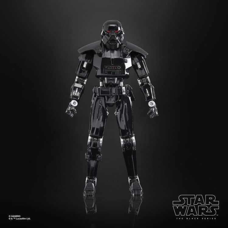 Star Wars The Black Series Deluxe Dark Trooper Action Figure - The Mandalorian Collectible Toy for Fans | Perfect for Display, Cosplay, and Gift Giving